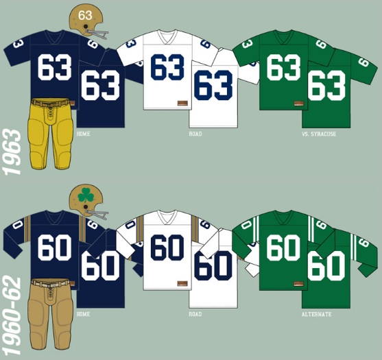 notre dame football green jersey