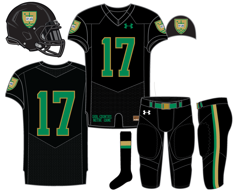 notre dame jersey numbers
